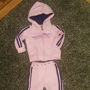 Girls 18 month Puma track suit